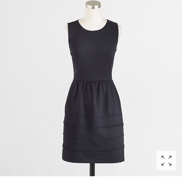 J. Crew Dresses & Skirts - J. Crew Pintuck Ponte Dress Black